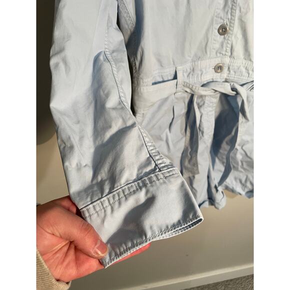 J.Crew Foundry Chino Short Coveralls in Blue Size 8 - Picture 4 of 14